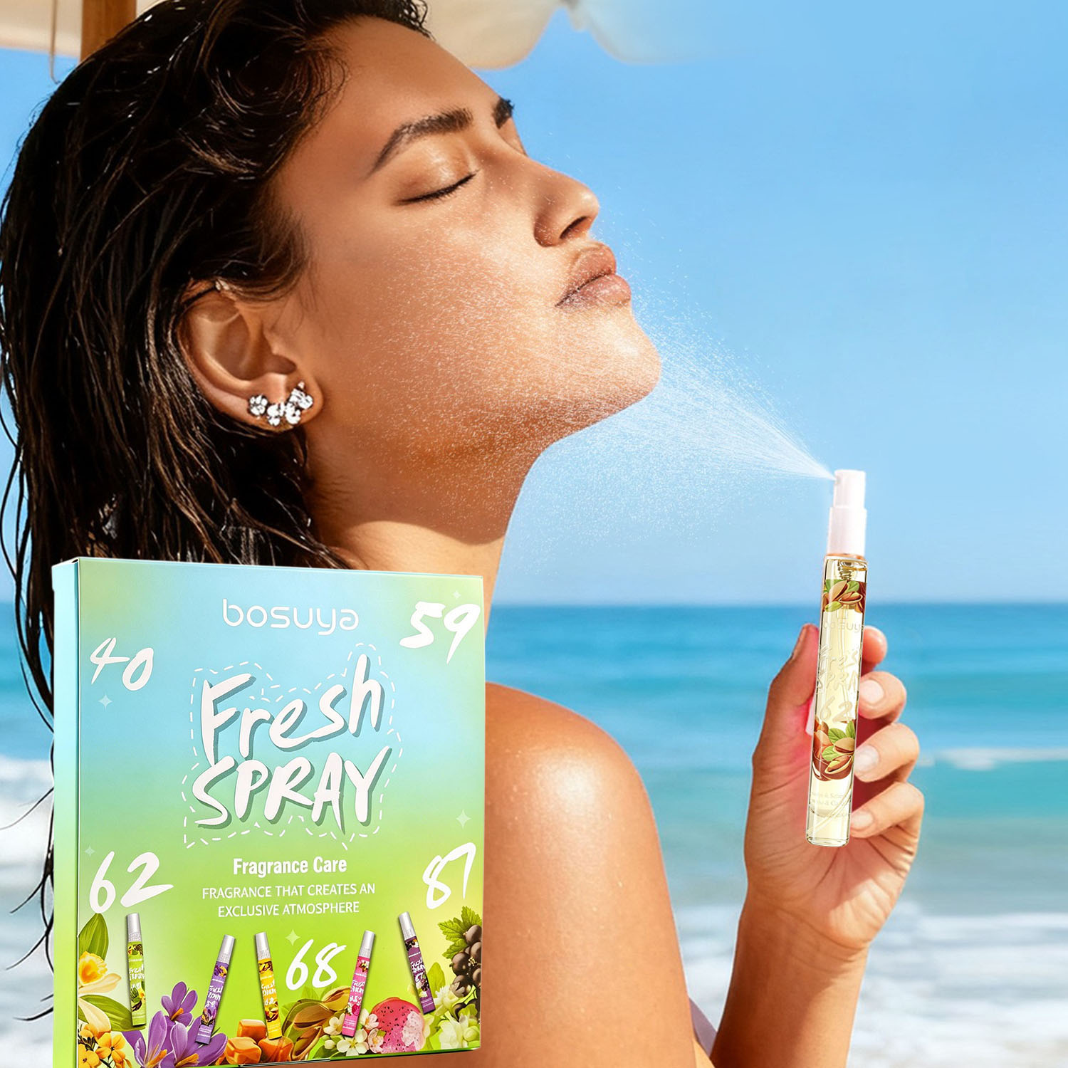Home Fragrance Gift - Conjunto de 5 Sprays de Fragrância