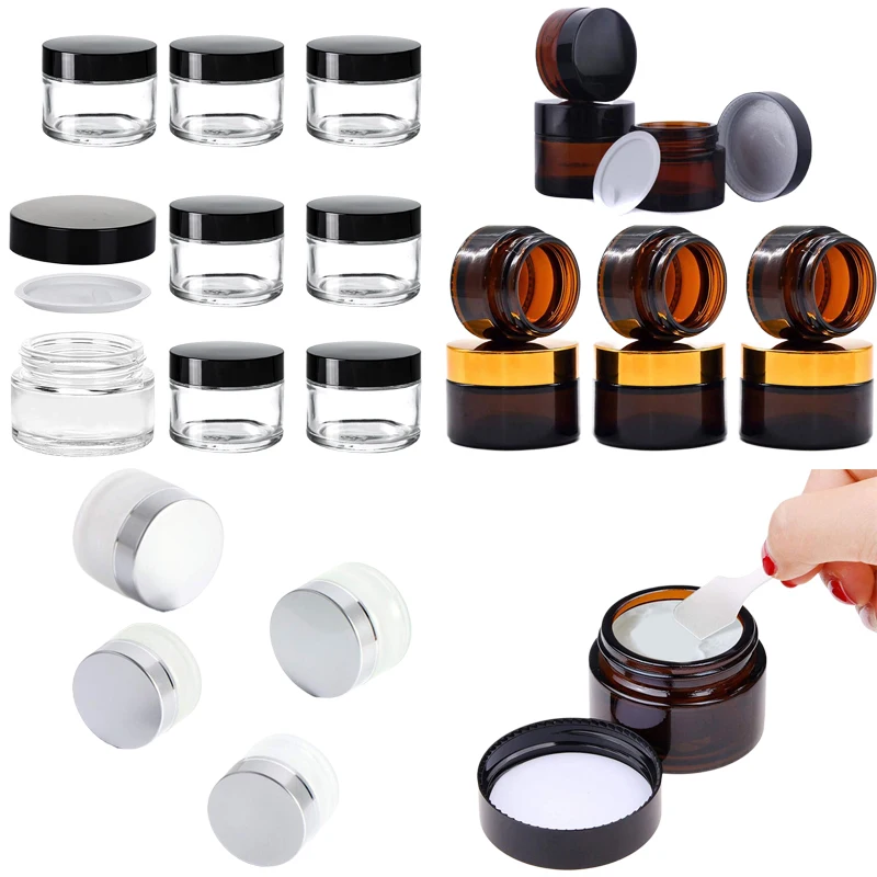 Amber Jar Candle - 5 peças 5g-100g mini frascos de