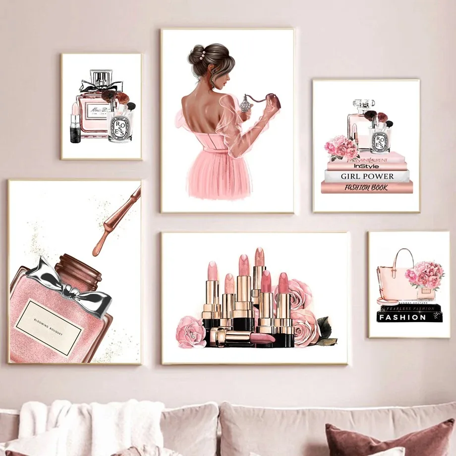 Home Fragrance Room Spray - Pintura em tela arte nórdica cartazes