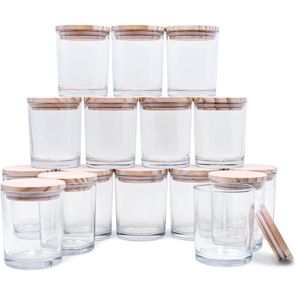 Amber Jar Candle - Frascos de vela grossos de 200ml