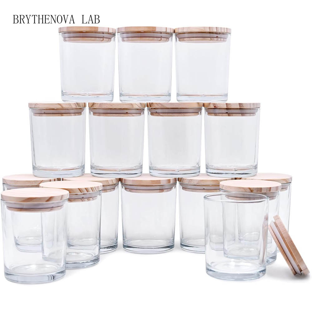 Amber Jar Candle - Frascos Grossos de 200ml para Fabricação