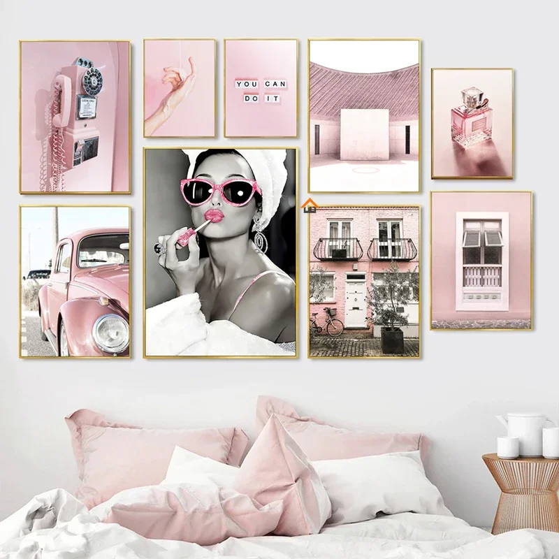 Home Fragrance Room Spray - Luxo perfume feminino rosa vintage carro