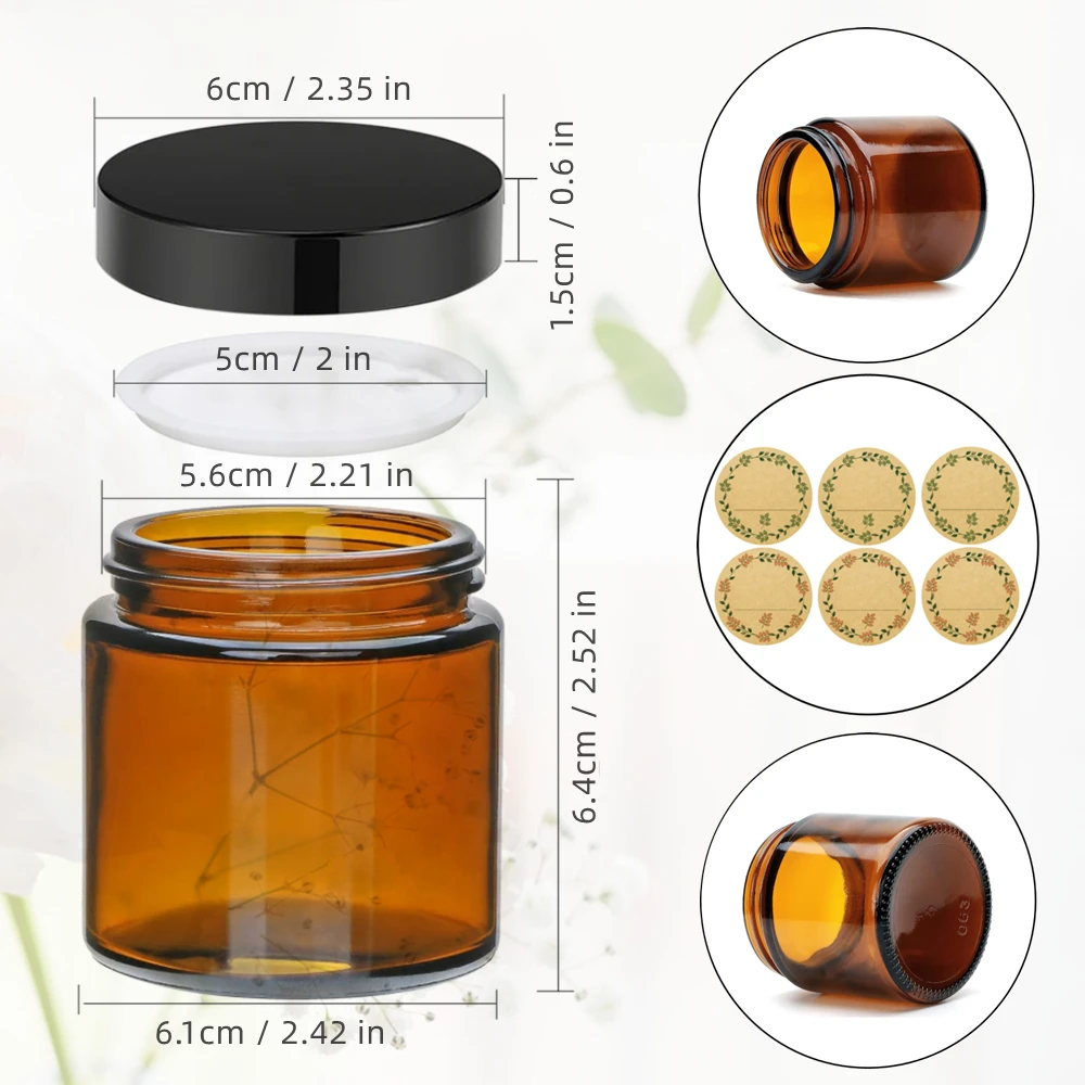 Frascos de Vidro para Velas, F - Amber Jar Candle avaliação e preço
