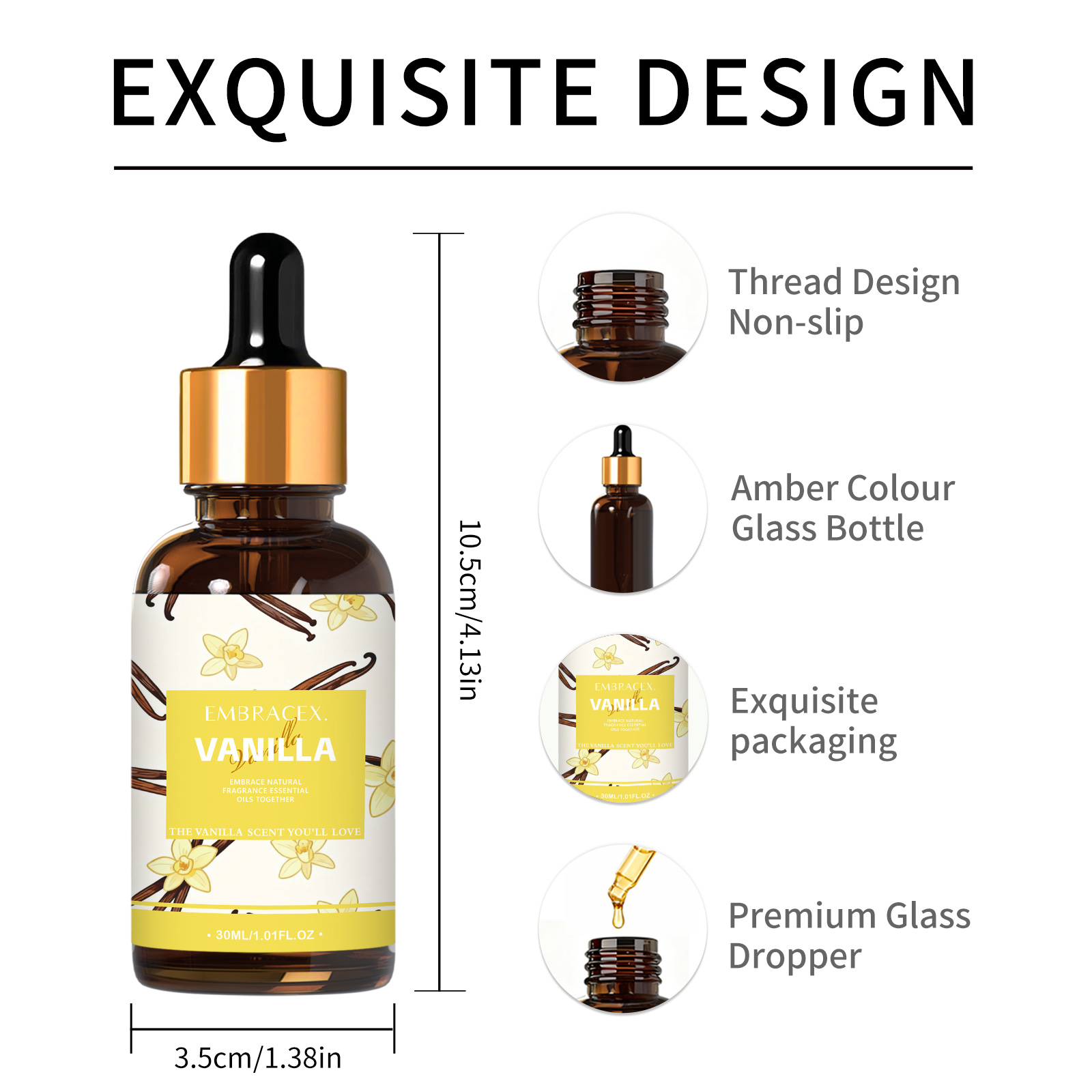 Óleos Essenciais de Baunilha 3 - Home Fragrance Gift avaliação e preço