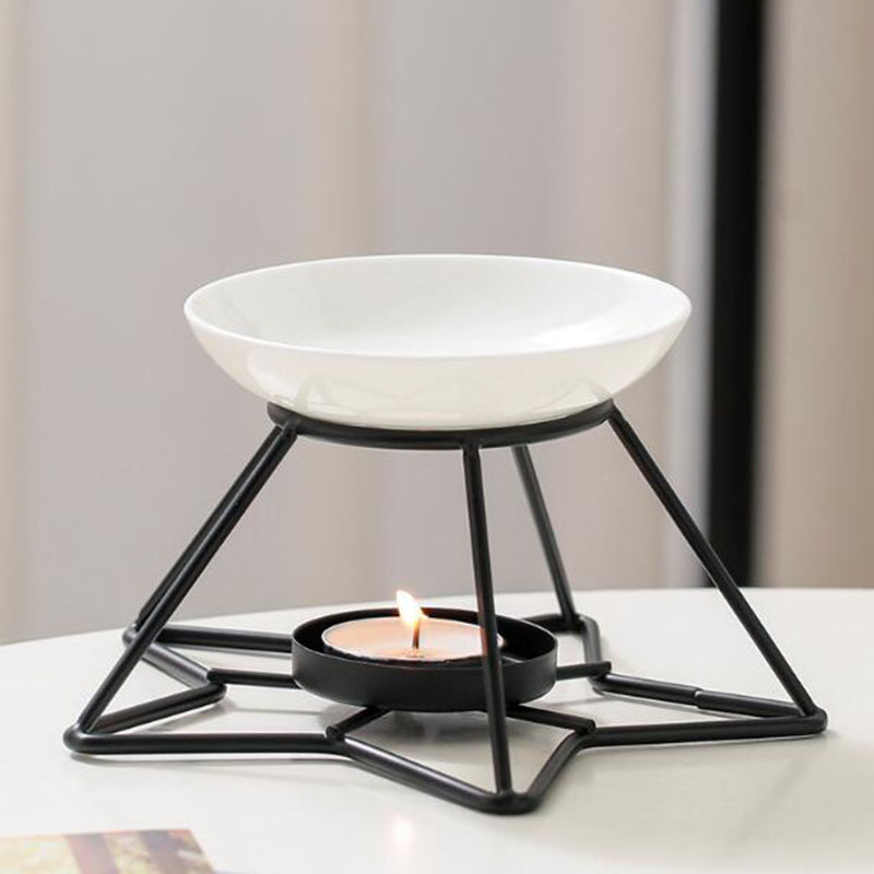 Metal estrela rack tigela de c - Home Fragrance Oils For Oil Burners avaliação e preço