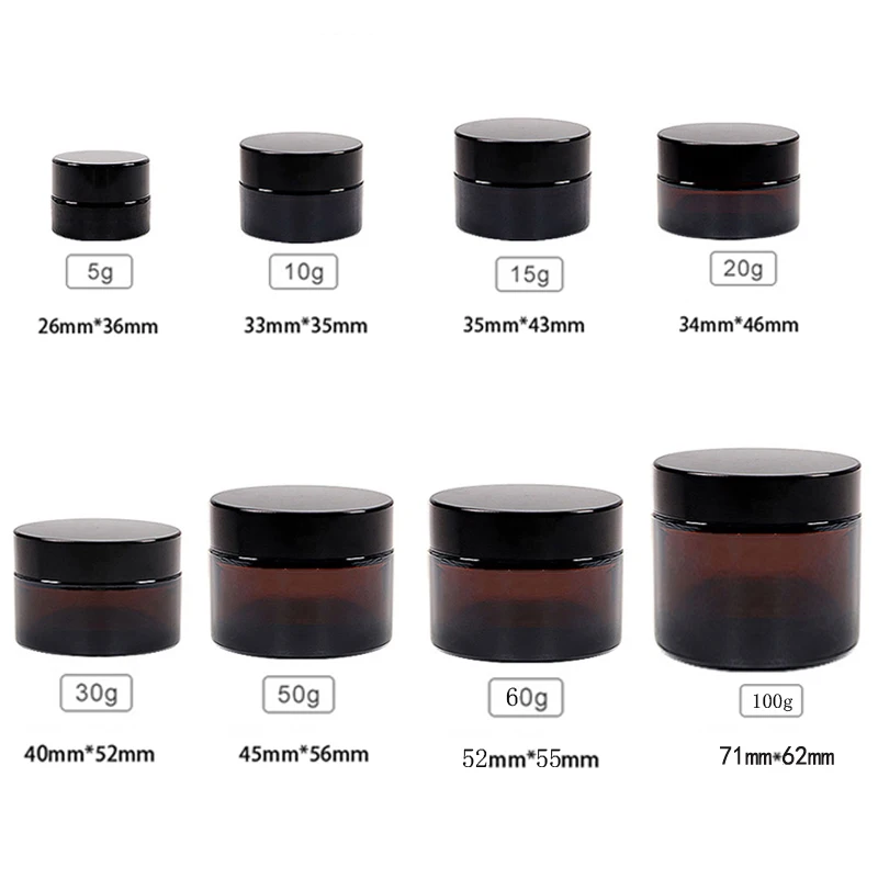 5 Peças de Frascos de Vidro Âm - Amber Jar Candle avaliação e preço