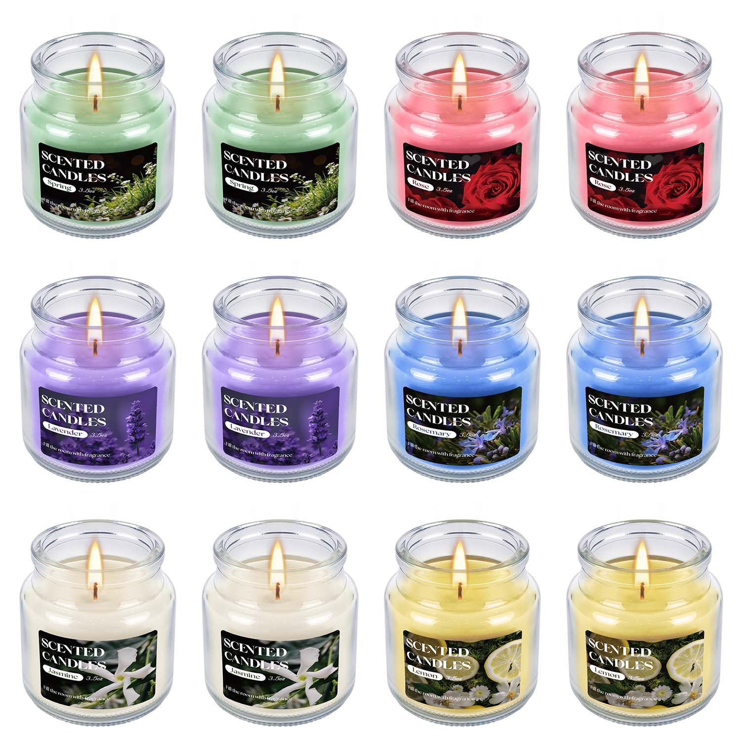 Pacote com 12 Velas Pequenas R - Home Fragrance Options avaliação e preço
