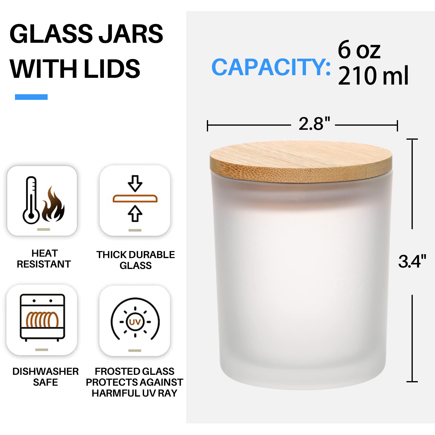Frasco De Vela De Vidro Âmbar  - Amber Jar Candle avaliação e preço