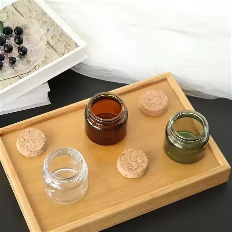 Copos De Vidro com Tampa De Ma - Amber Jar Candle avaliação e preço