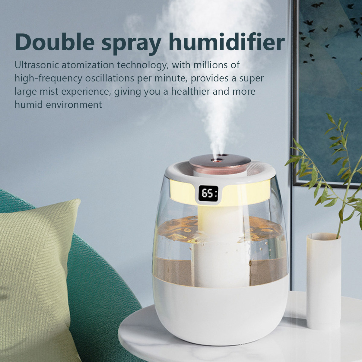 Umidificador de ar 1.3l, porta - Home Fragrance Room Spray avaliação e preço