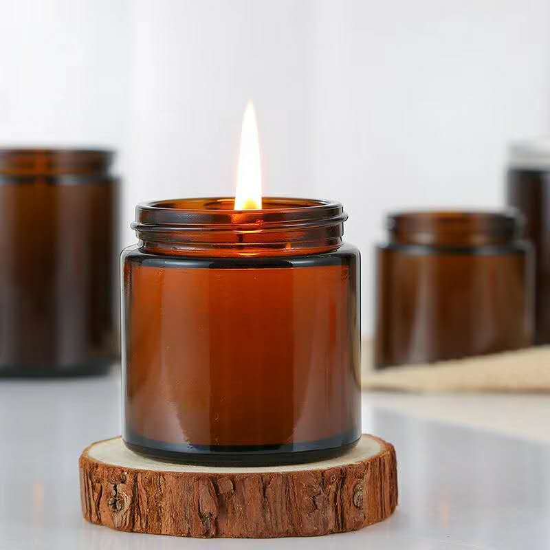 Frascos de vela de vidro âmbar - Amber Jar Candle avaliação e preço